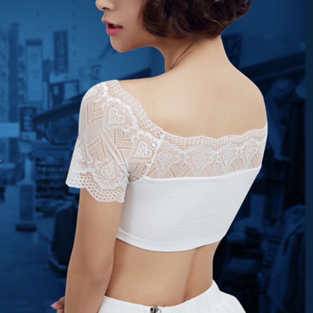 Bralette Wireless Soft - Wireless Bralette Crop Top Padded Seamless