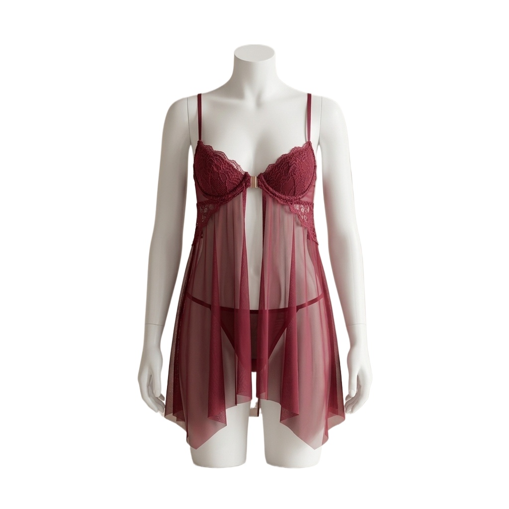Women Lace Babydoll Lingerie S - Babydoll Chemise Night ulasan dan harga