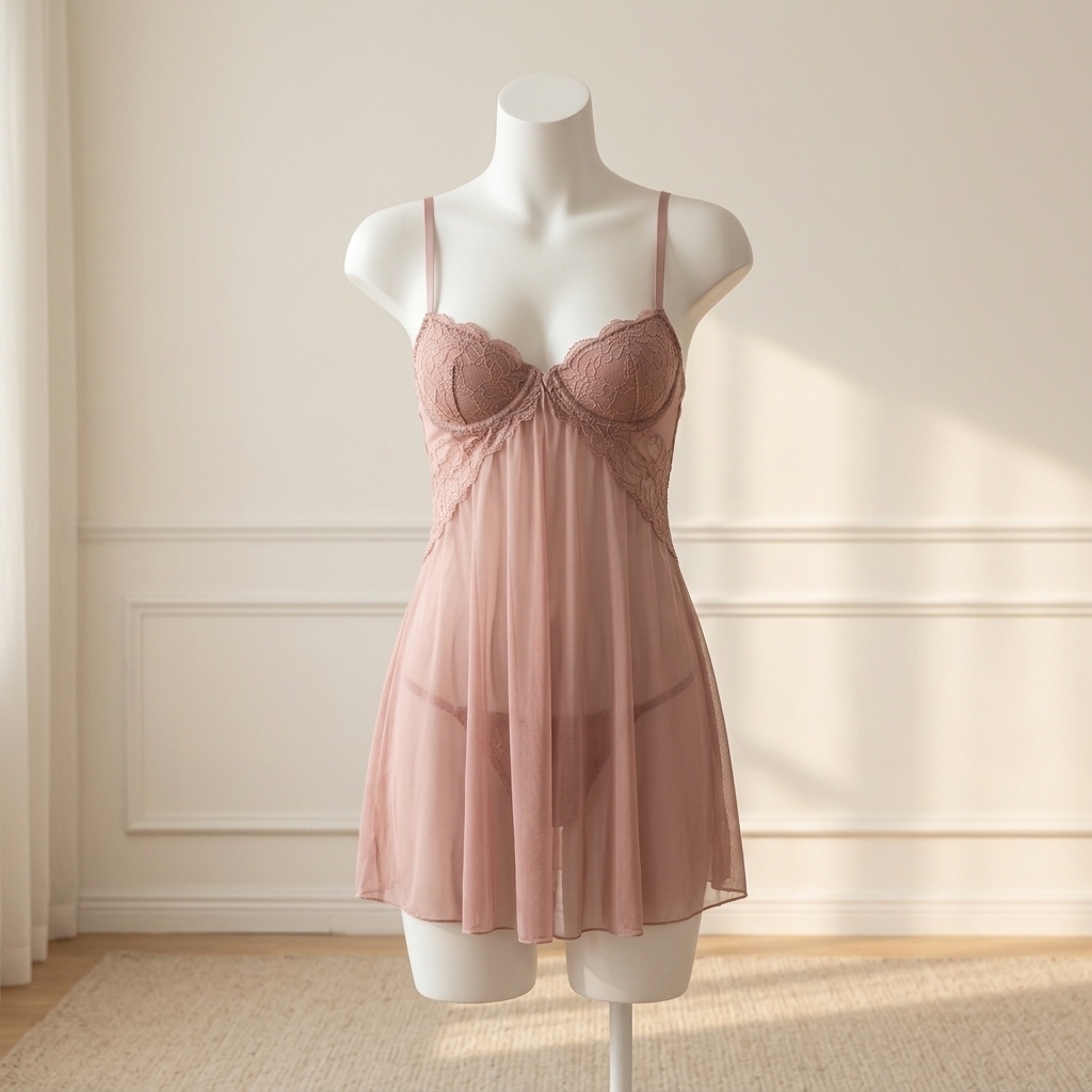 Women Lace Babydoll Lingerie S - Babydoll Chemise Night ulasan dan harga