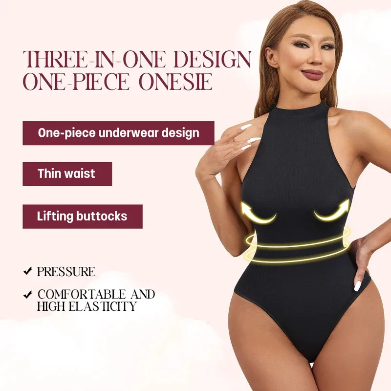 High  Elastic Bodysuits Sexy S - Shapewear Bodysuit Firm ulasan dan harga