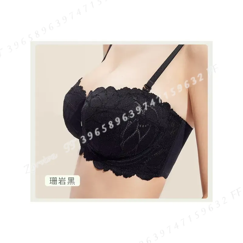 Women Plus Size French Lace Br - Bralette Wireless Soft ulasan dan harga