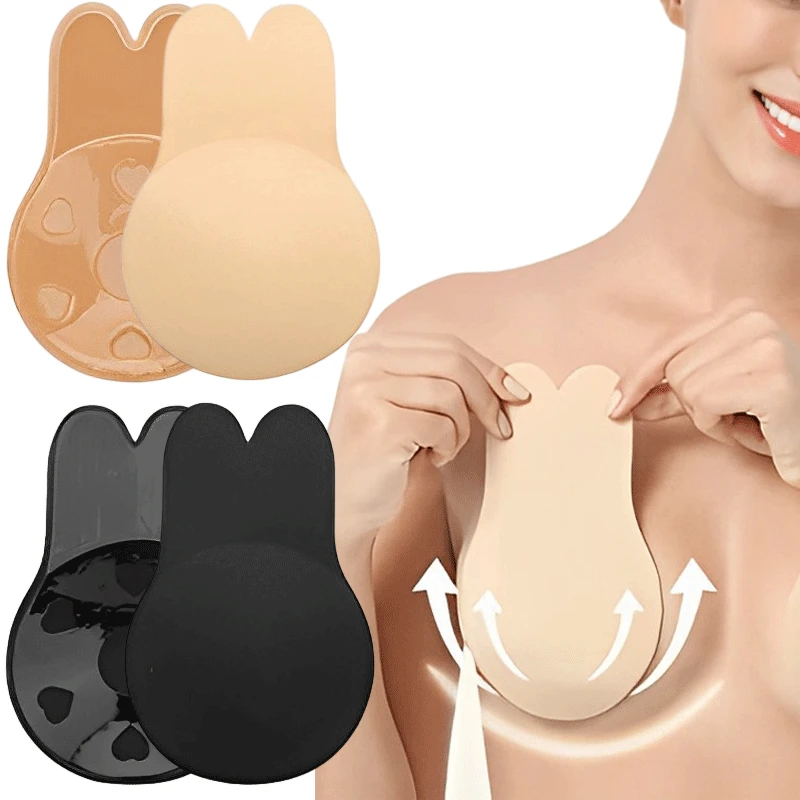 Women Push Up Bras Self Adhesi - Nipple Cover Pasties ulasan dan harga
