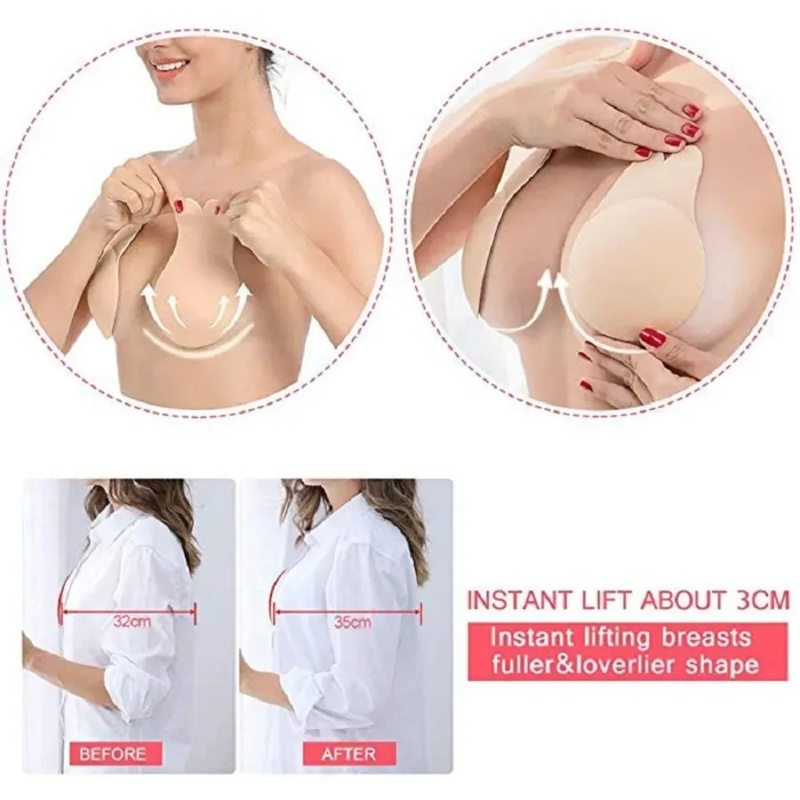 Women push up bras self adhesi - Nipple Cover Pasties ulasan dan harga