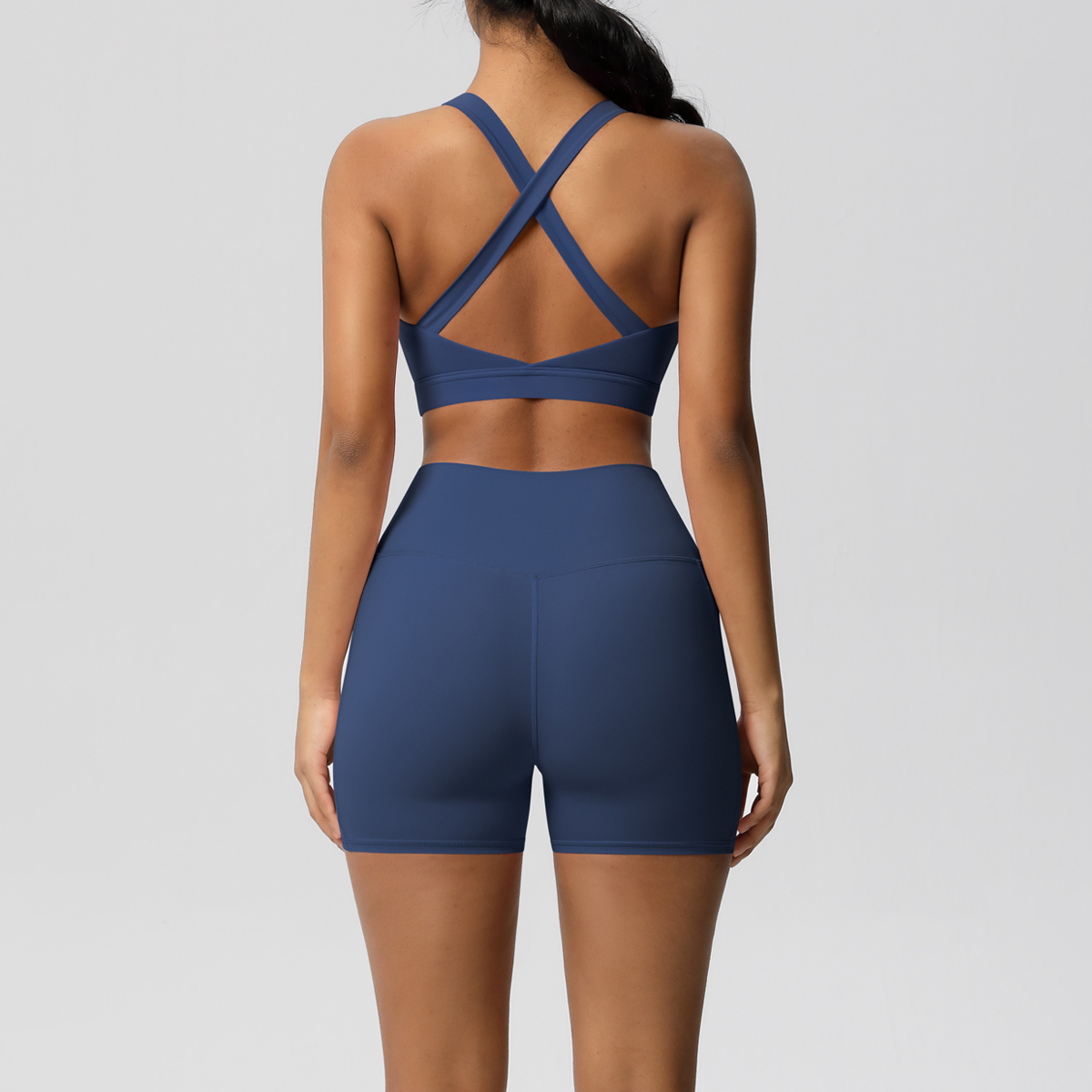 2PCS Sportswear With Pocketed  - Sports Bra High Impact ulasan dan harga