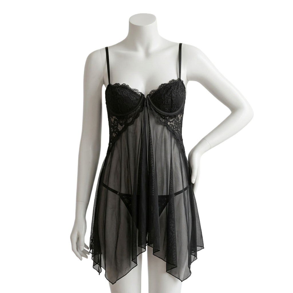 Women Lace Babydoll Lingerie S - Babydoll Chemise Night ulasan dan harga